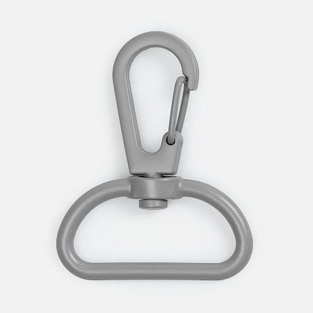Застежка-карабин Snap Hook, L, серая