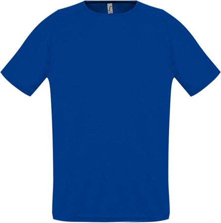 Футболка унисекс Sporty 140, ярко-синяя, размер XXS