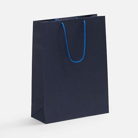 Пакет бумажный Porta XL, темно-синий