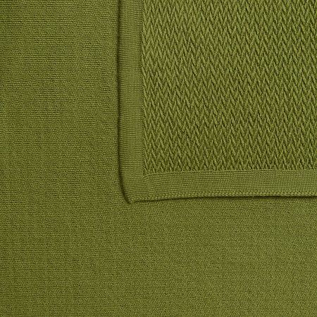 Плед Ornato, зеленый (лавровый)