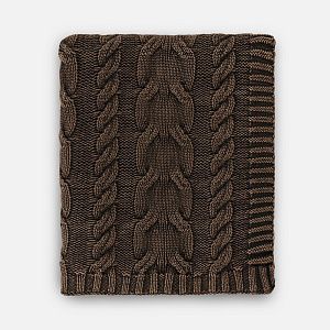 Плед Hygge, коричневый