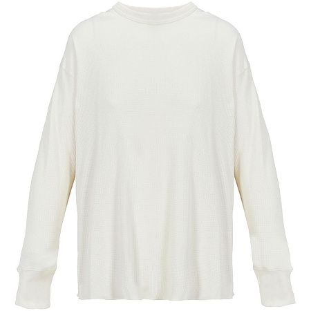 Футболка с длинным рукавом Thermal T, бежевая (неокрашенная), размер S
