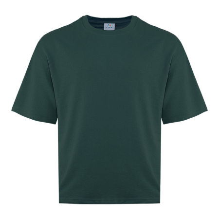 Футболка унисекс оверсайз STAN хлопок/полиэстер 260, 40, Тёмно-зелёный,  (130)  (44/XS)