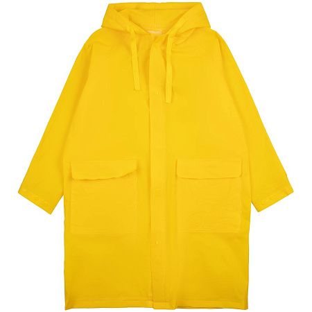 Дождевик детский RainDrop Kids, желтый, размер 12 лет (142-152 см)