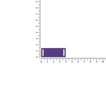 Лейбл из ПВХ Kova, фиолетовый