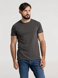 Футболка унисекс Firm Wear, черный меланж под нанесение