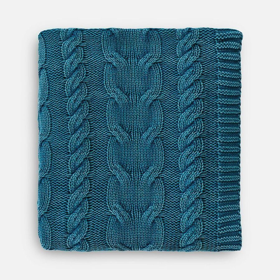 Плед Hygge, темно-зеленый