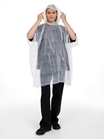 Дождевик в круглом футляре Nimbus, черный