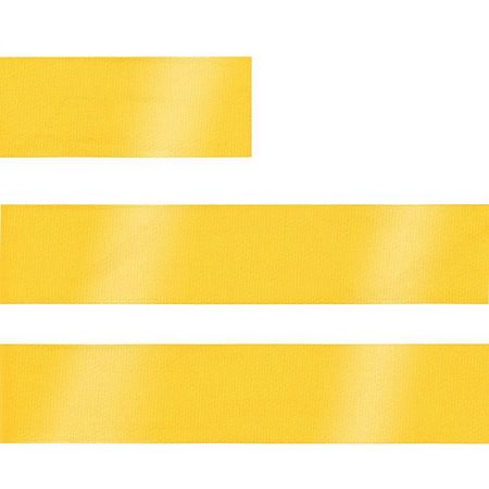 Лента сатиновая Satin 20 S, желтая, 20 см