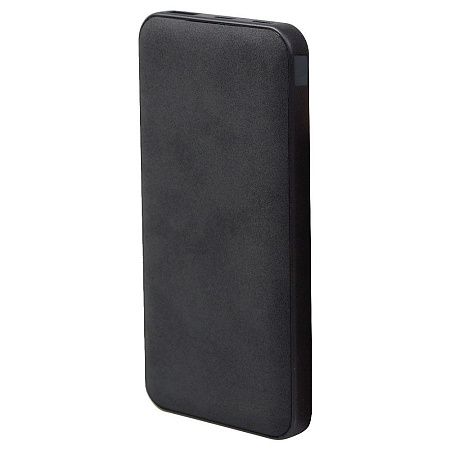 Внешний аккумулятор (powerbank) «WeCharge Velvet», 10 000 mAH, 5V -2A , c цифровым дисплеем для контроля заряда, черный