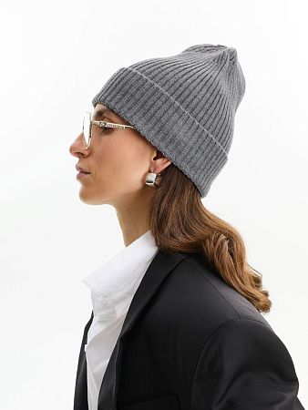 Шапка Bernard, серый меланж