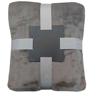 Плед FLANNEL, серый