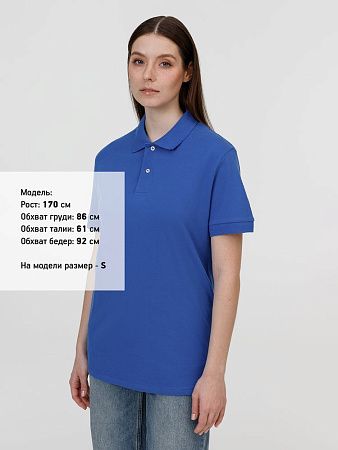Рубашка поло унисекс Pacific, ярко-синяя (royal), размер S