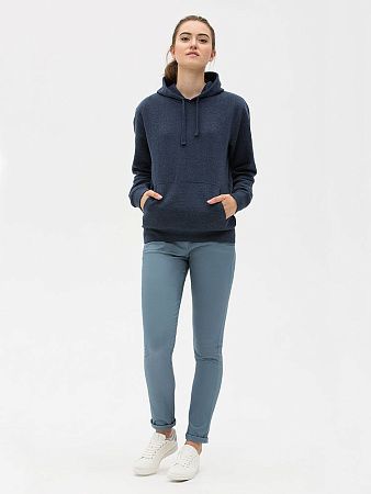 Толстовка унисекс Spencer, синий меланж, размер M