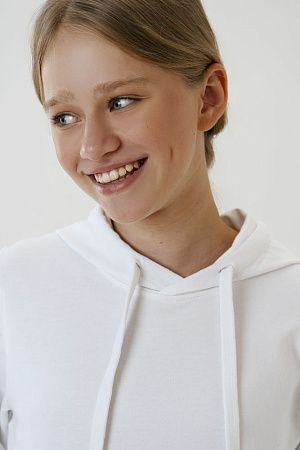 Худи детское Kirenga Kids 2.0, белое, размер 14 лет (154-164 см)