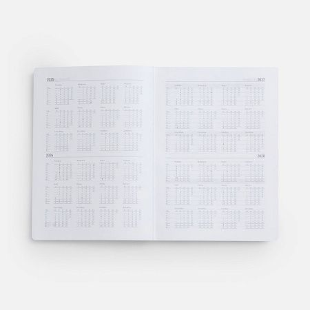 Ежедневник New Factor, недатированный, серый