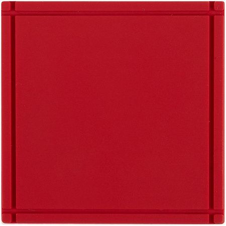 Лейбл из ПВХ Dzeta, L, красный