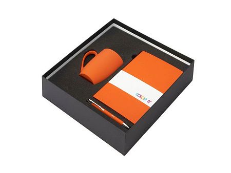 Подарочный набор «COLOR IT» с блокнотом, металлической ручкой и кружкой