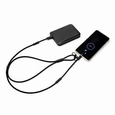 Кабель - ланьярд Линк 66 Вт, черный