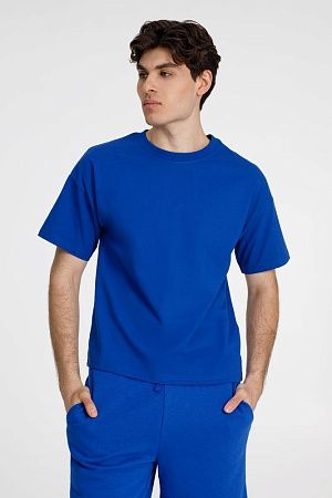 Футболка унисекс оверсайз T3, синяя, размер XL/2XL