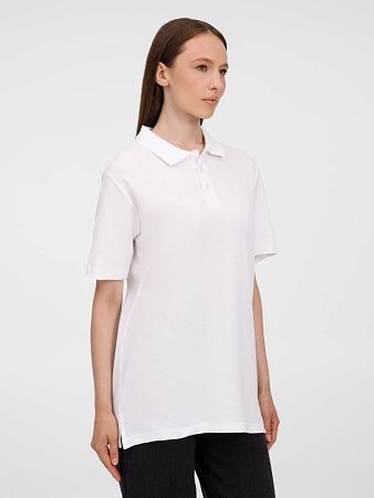 Рубашка поло унисекс Tervise, белая, размер S