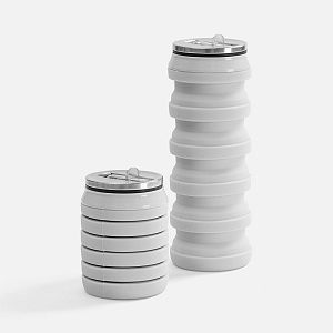 Складная бутылка для воды Folla, серая