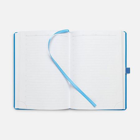 Ежедневник Favor Metal, недатированный, голубой