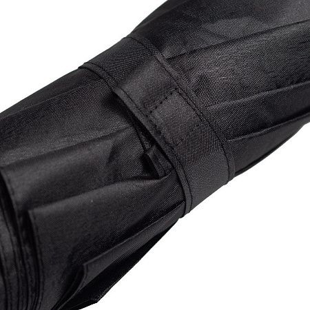 Зонт складной автоматический диаметр 103 см, радиус 23 дюйма,  Forest BERGEN, 10 панелей, с UV защитой в подарочной коробке, черный