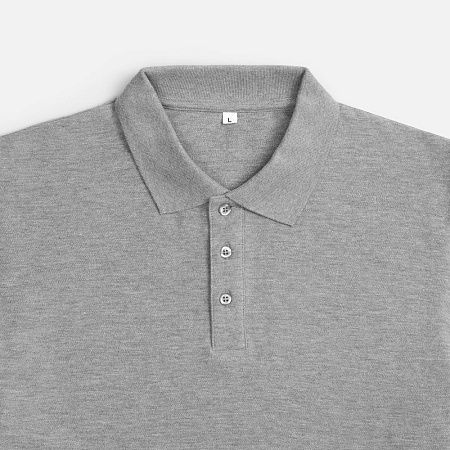 Рубашка поло унисекс Upswing, серый меланж, размер XL