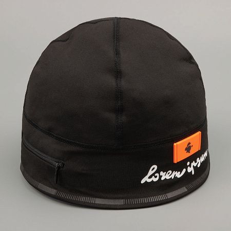 Лейбл из ПВХ Dzeta, XS, оранжевый неон