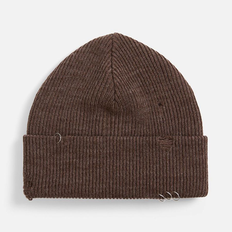Шапка Ribelle, коричневый меланж