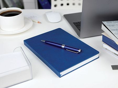 Ручка шариковая Broad Ring, глянцевая, черная