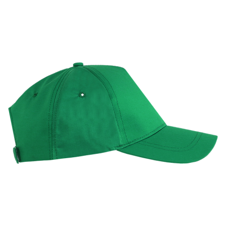 Бейсболка STAN 5 клиньев хлопок 150, 13, Зелёный,  (30)  (56-58/ONE SIZE)