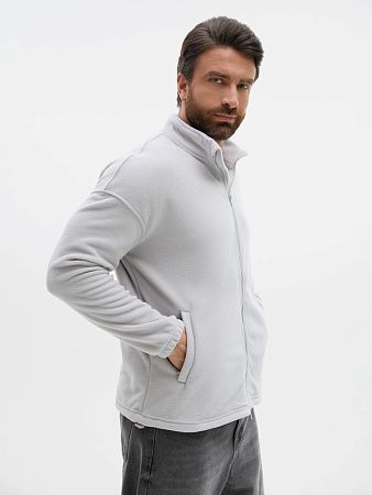 Куртка флисовая унисекс Nebo, светло-серая, размер S