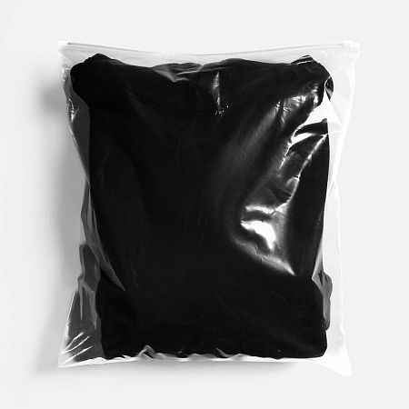 Худи оверсайз унисекс Go Easy, черное, размер S