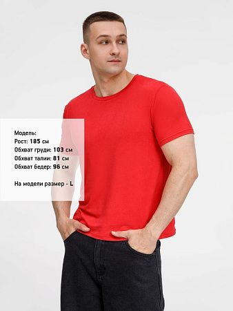 Футболка унисекс Senti, красная, размер S