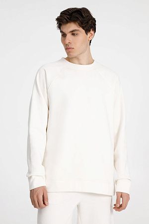 Свитшот унисекс S1, молочно-белый, размер XL/2XL