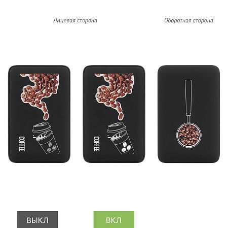 Внешний аккумулятор с подсветкой Ancor 5000 mAh, черный