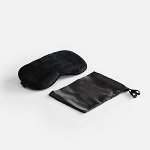 Двухстороняя маска для сна Veluto, черная