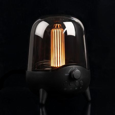 Беспроводная колонка с подсветкой soundFlicker, черная