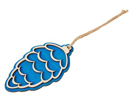 Деревянная подвеска на елку «Cedar»