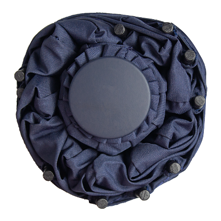 Зонт складной автоматический обратного сложения Forest Liverpool Reverse Safeclosing, диаметр 117 см, 10 панелей, с плавным закрытием, в подарочной коробке, темно-синий