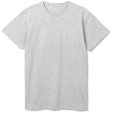 Футболка унисекс T-Bolka 180, светлый меланж, размер S