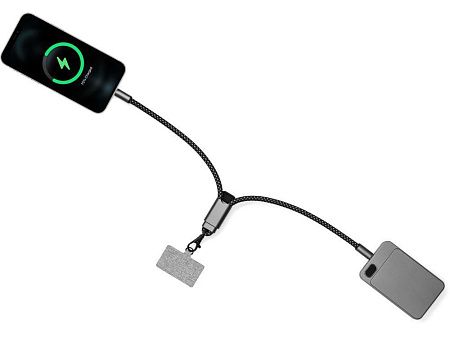 Ремешок-держатель для телефона с зарядным кабелем USB-C - USB-C «Lany Wristband Charge Eco»