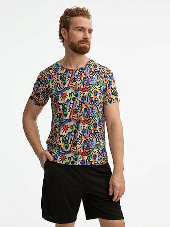 Футболка унисекс Senti с полной запечаткой на заказ, размер M