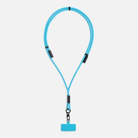 Кабель-ланьярд energyFlex Power Delivery 60 Вт, голубой