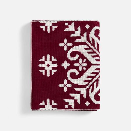 Шарф Wintertude M, красный с белым