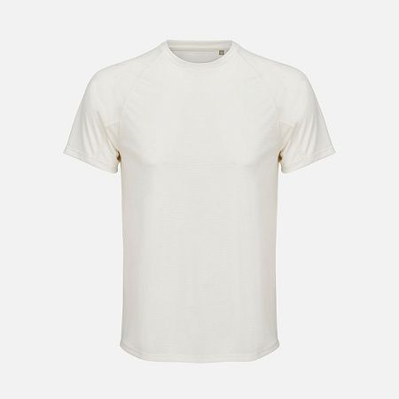 Футболка спортивная унисекс Vortex, молочно-белая, размер XS