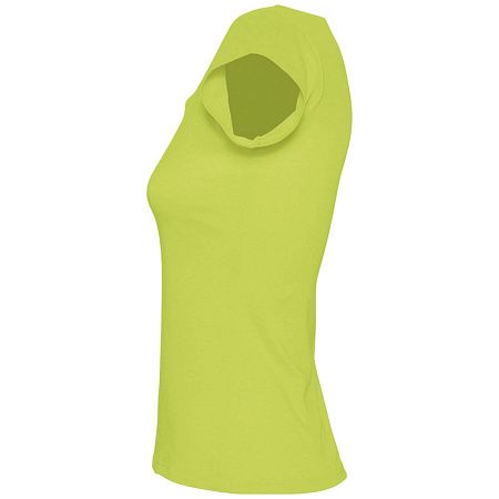 Футболка женская Melrose 150 с глубоким вырезом, зеленое яблоко, размер S