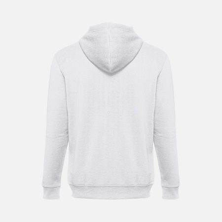 Толстовка мужская на молнии с капюшоном Amsterdam, белая, размер S